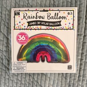Rainbow Balloon Jumbo 36" Mylar Balloon